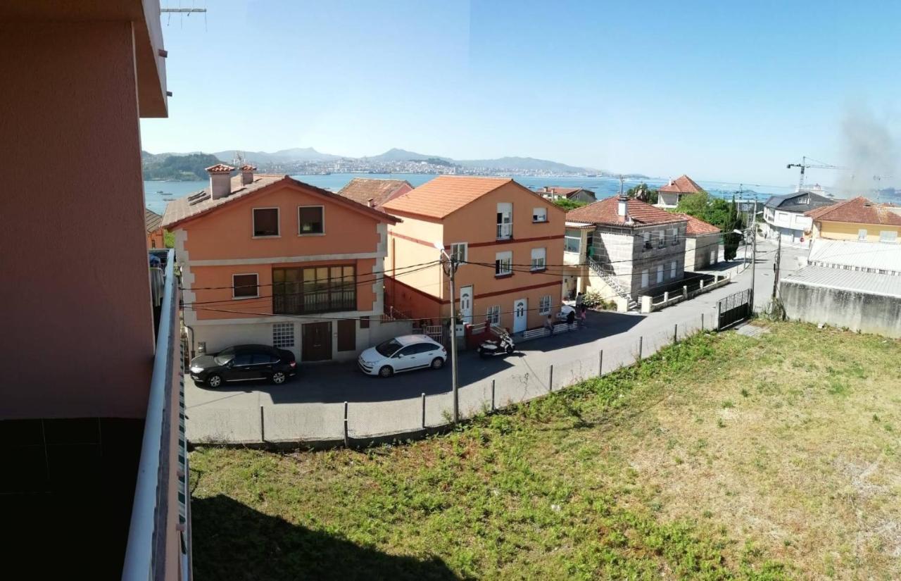Amplio Apartamento Exterior Con Vistas A Islas Cies Moaña Dış mekan fotoğraf
